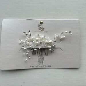 Sincerely Jules Bridal Hair Comb Wedding/Prom/Dance Pearl